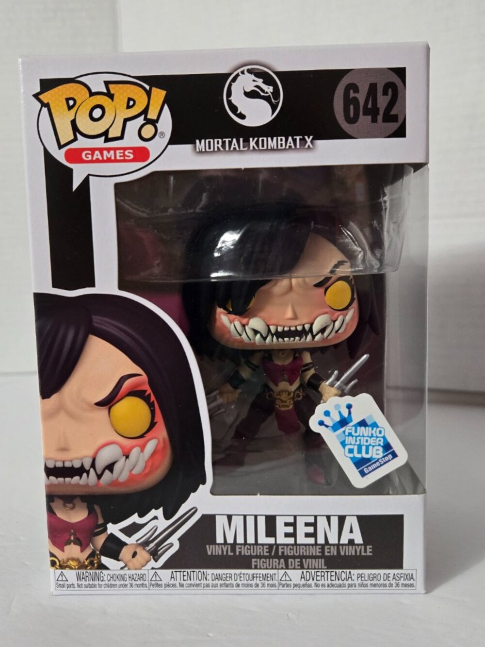Pop! Games - Mortal Kombat X - Mileena #642 - GameStop Funko Insider Club